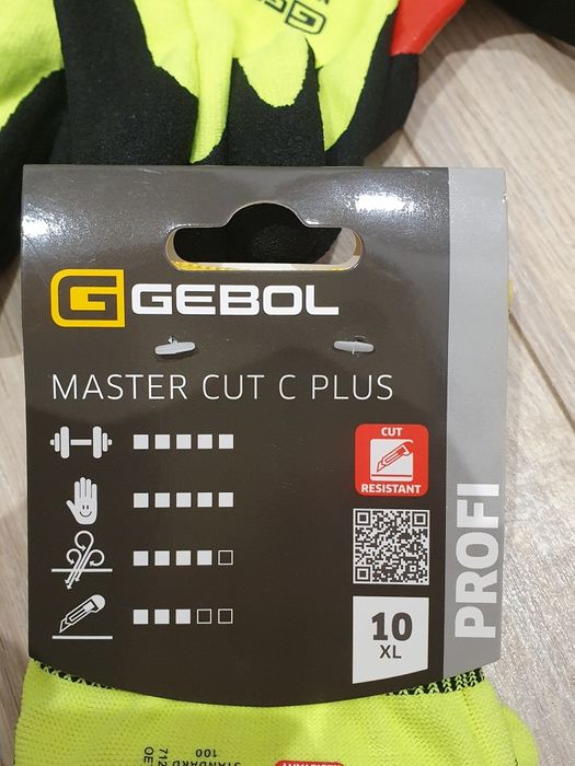 Rekawice ochronne robocze Gebol Master cut XL antyprzecieciowe