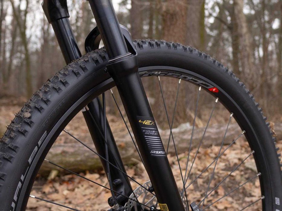Piękny Rower elektryczny górski mtb męski damski 4ever bafang deore