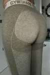 Gymshark legginsy S damskie getry idealne oliwka