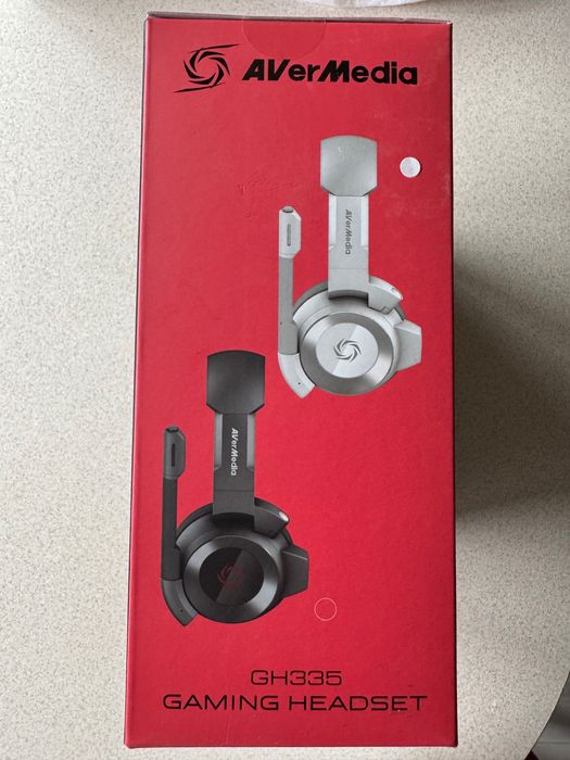 Стерео гарнітура AVerMedia SonicWave GH335 Навушники Input 3.5mm Білі