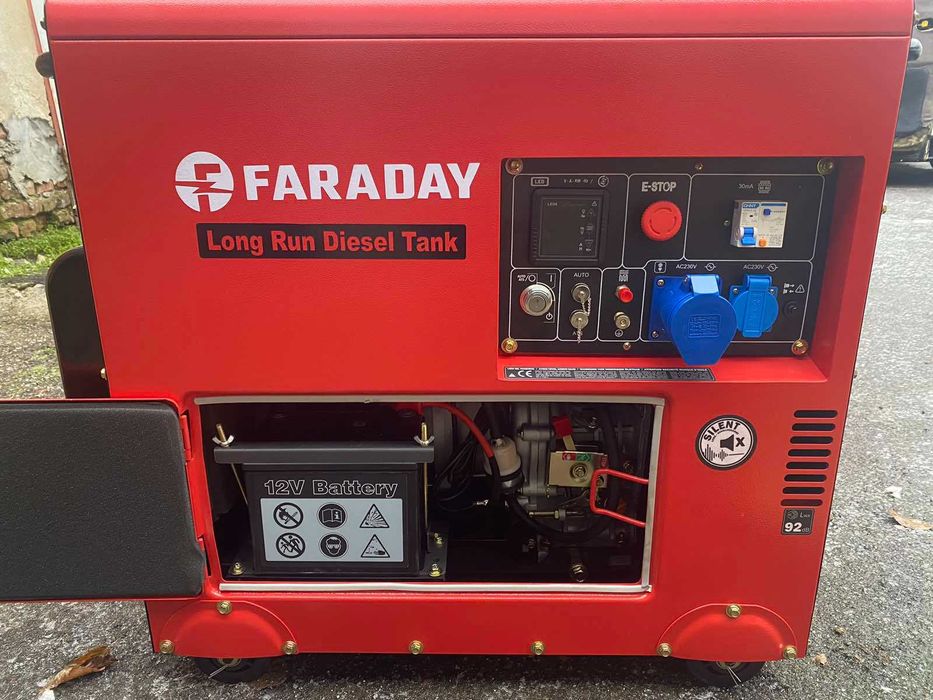 F8000SE-LRS Дизельний генератор FARADAY 6,3 КВТ