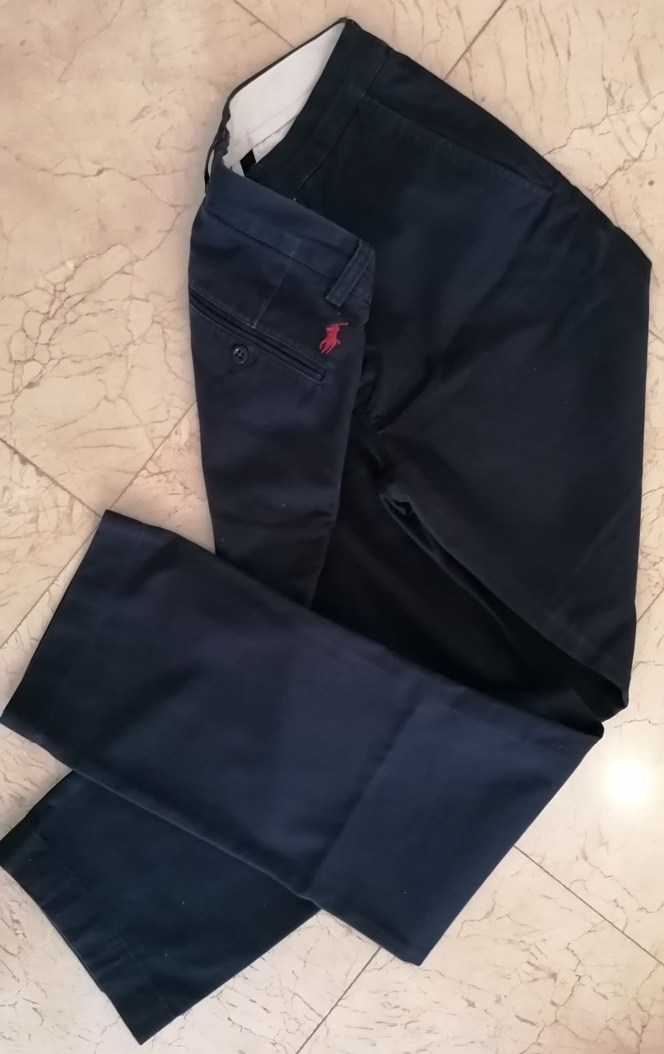 Vendo calças de homem Polo by Ralph Lauren, azul marinho, tamanho M