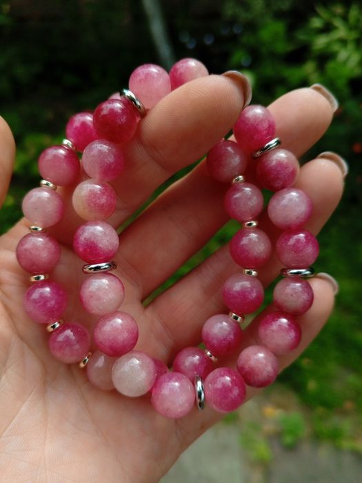 Турмалін. Браслет з натурального каміння