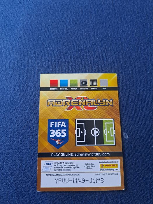 Karta kolekcjonerska Lionel messi