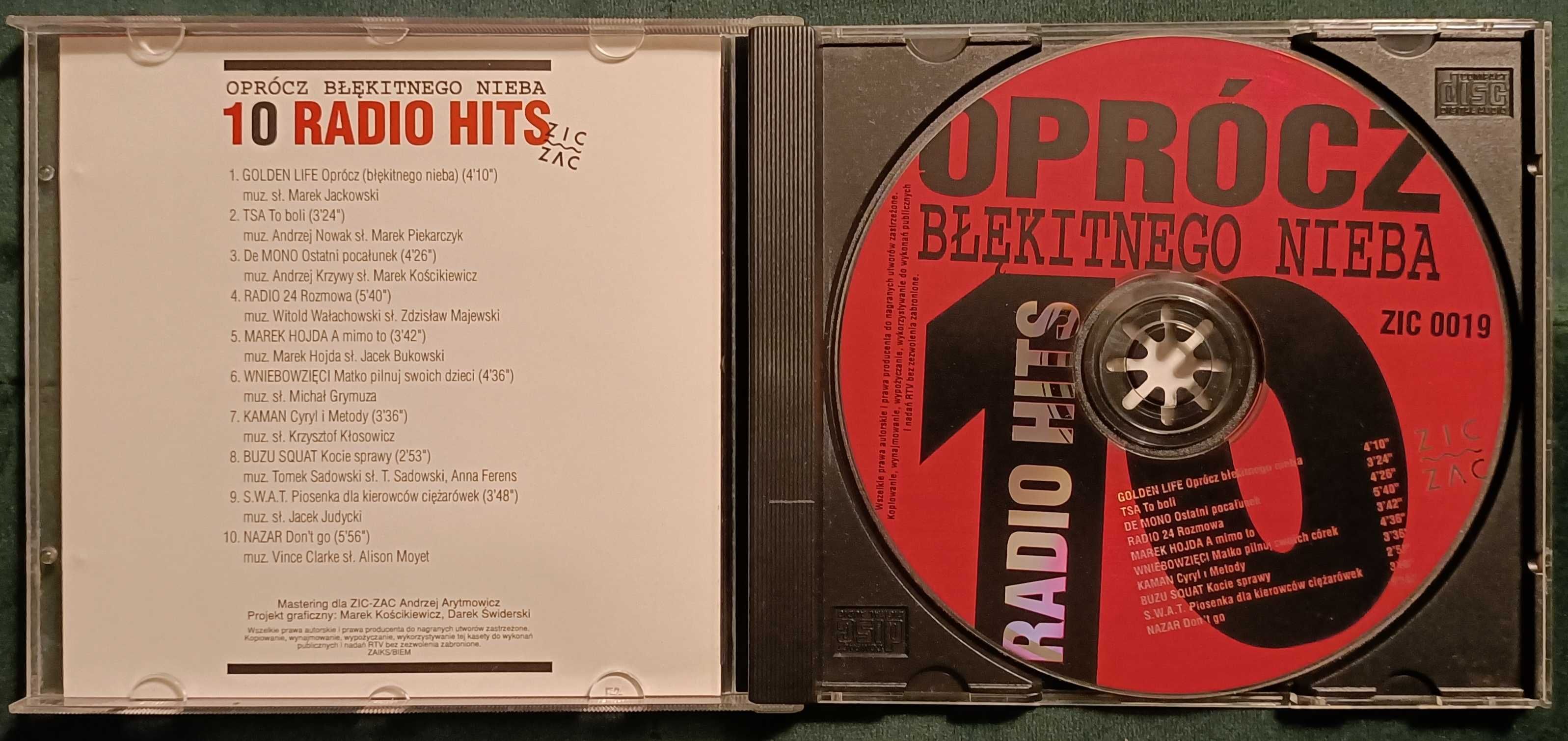 Oprócz błękitnego nieba cd 10 radio hits