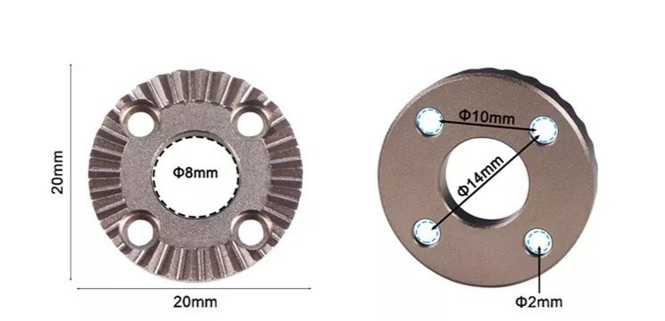 20мм Адаптер для Рукоятки Камеры
Универсальный
Сплав алюминия