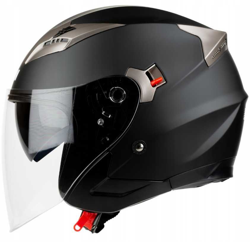 kask motocyklowy horn 627 otwarty XS-XL intercom ready GRATIS KOMINIAR
