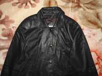 Кожаный плащ пальто «Von Holdt» (р.XXL Leather натуральная кожа)