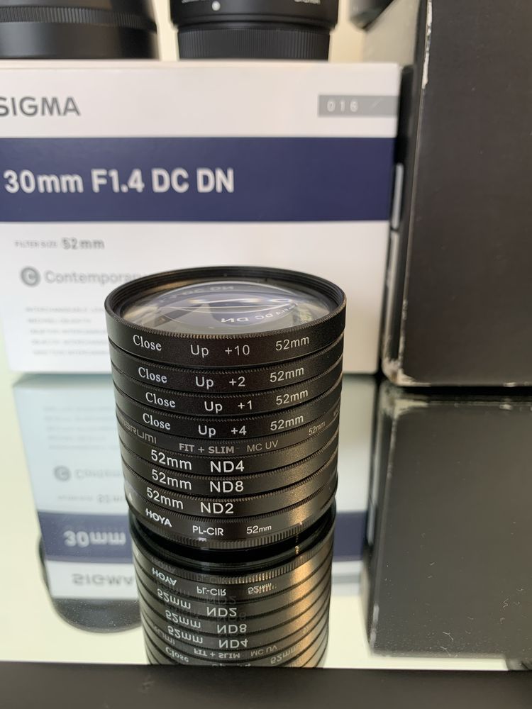 Sigma 30mm f1.4 jak Nowy Gwarancja + filtry
