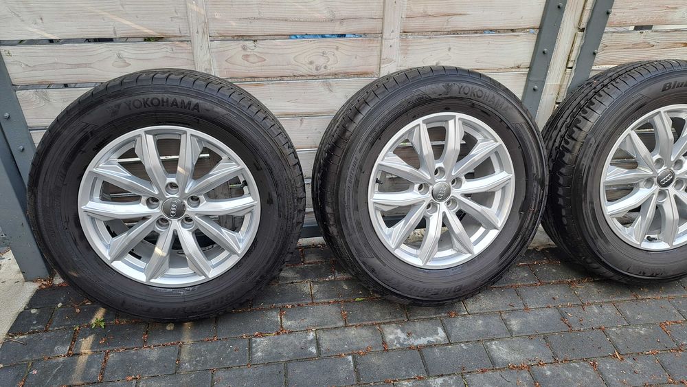 Komplet orginalnych kół aluminiowych z oponami letnimi do Audi Q5