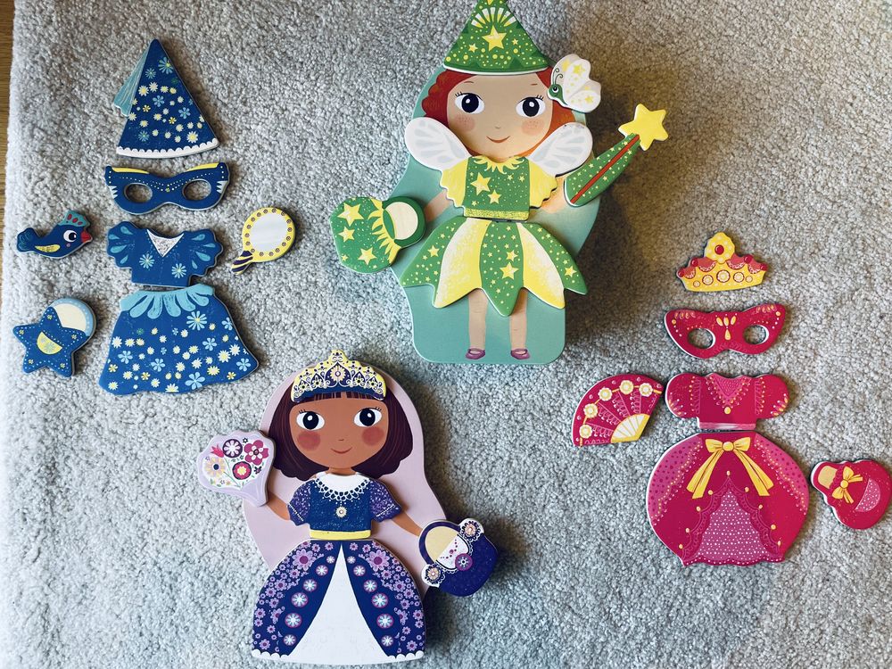 Jogo magnetico fadas e princesas Criatividade e Imaginação