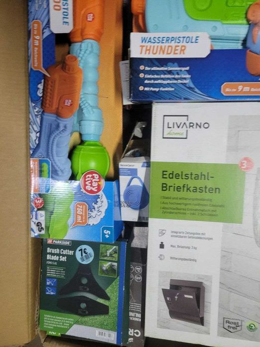 Товар на паллете з Lidl та Amazon ! Вигідна пропозиція! 141 кг