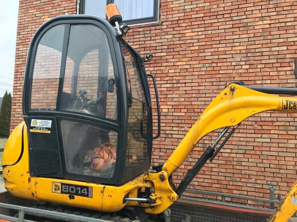 Minikoparka JCB 1,5 t WYNAJEM wykopy koparka