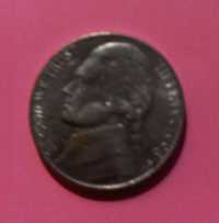 Moneta vintage 5 centów 1998 rok United States Of America  - unikat