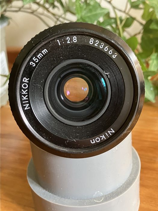 Nikkor 35mm f/2.8 obiektyw szerokokątny manualny vintage Nikon F