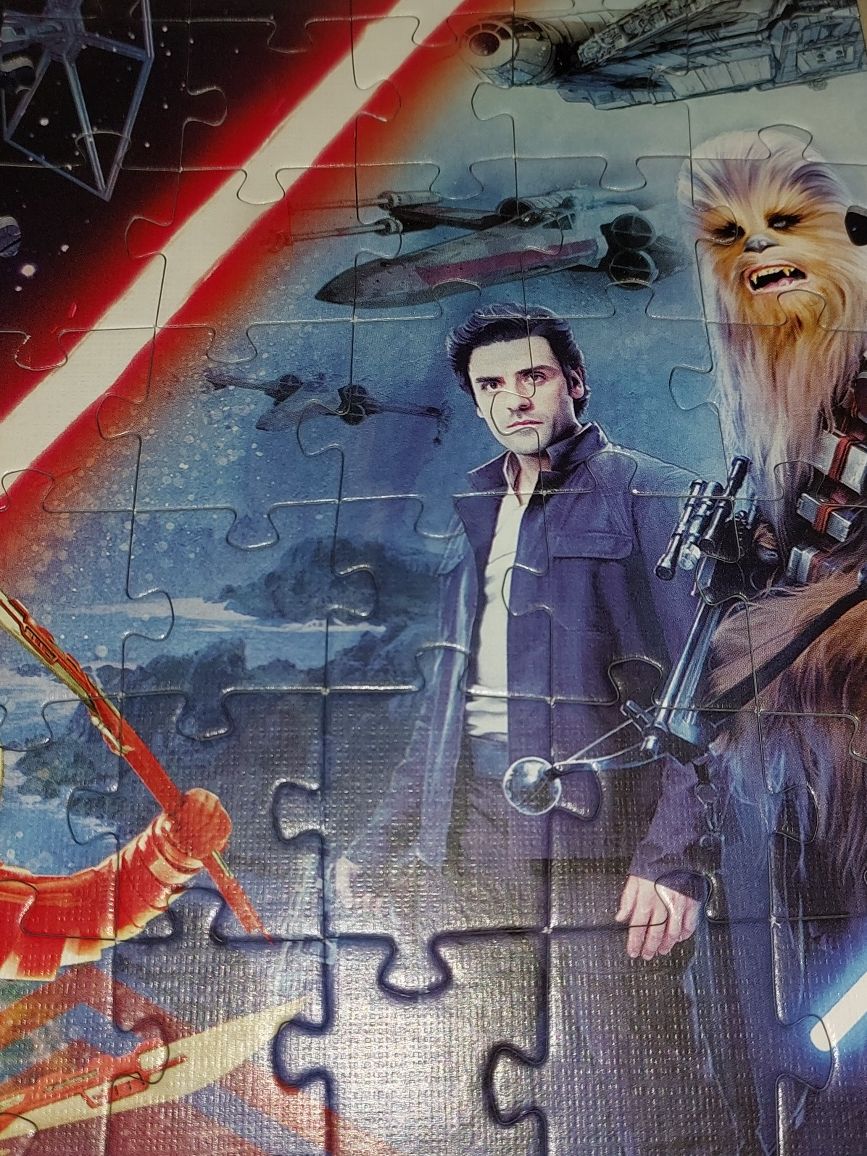 Gwiezdne Wojny PUZZLE Star Wars Kylo Ren ukladanka 2szt: 160szt +54szt