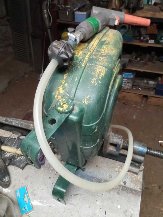 Enrolador de mangueira.