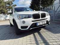 BMW X3 BMW X3, 245KM, niski przebieg, stan tech. idealny, dach panorama, 2017