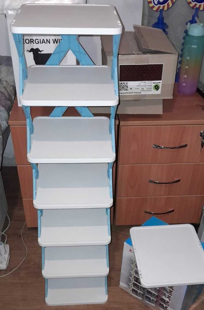4-уровневый складной органайзер для обуви X-Shaped Shoe Frame