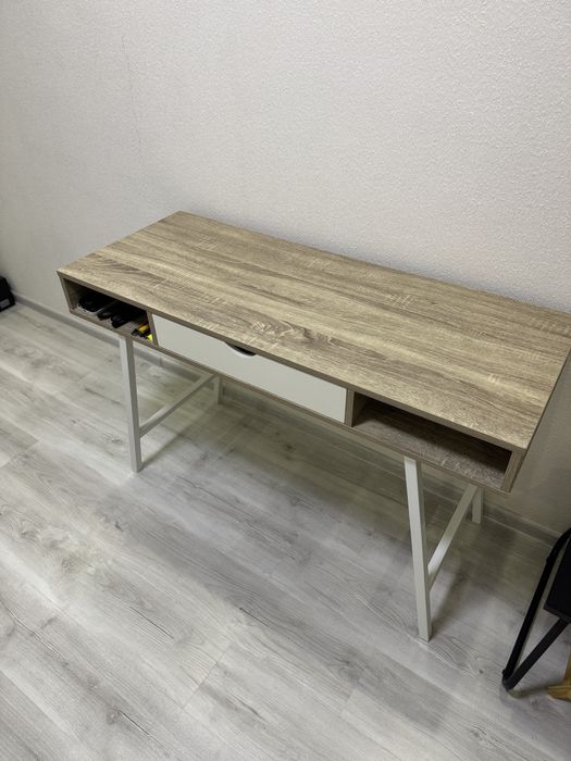 Стіл письмовий юск 48x120 дуб/білий