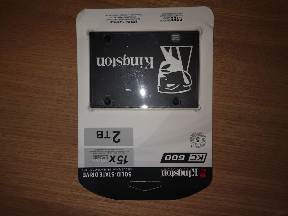 SSD диск Kingston KC600 2TB 2.5" SATAIII 3D