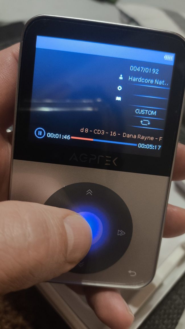 Agaptek A52PL  mp3 64 GB z radiem dotykowy