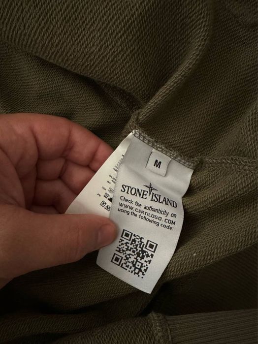Хакі худі Stone Island чоловіча, нова з бірками