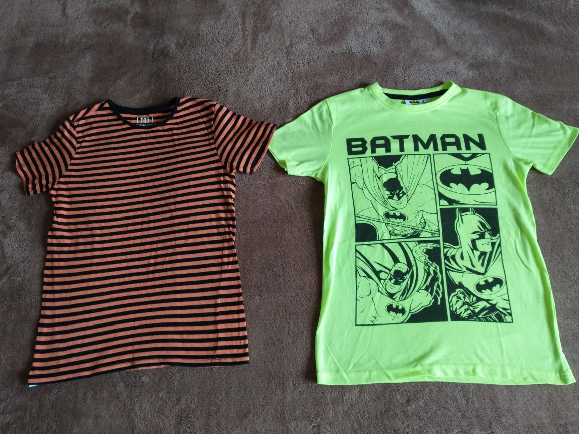 T- shirt, koszulka chłopięca RESERVED 146 + Batman 146/152 stan BDB