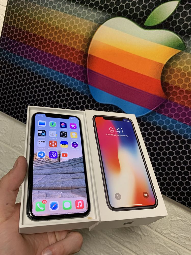 Продам айфон 10 64гб Apple iPhone X 64Gb black 250$