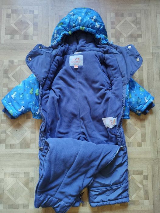 Теплий комбінезон на рост 74