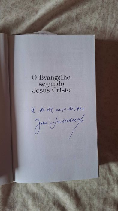 José Saramago - 3 Livros Autografados (1999)