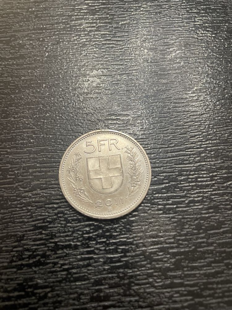 Монети new pence 2 1971, two pence 1992,2001, 5fr 2011
