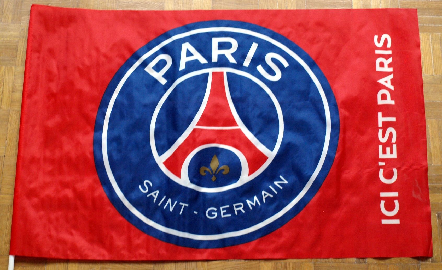 Flaga kibica Paris Saint - Germain oryginalna 90x60 cm