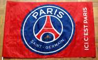 Flaga kibica Paris Saint - Germain oryginalna 90x60 cm