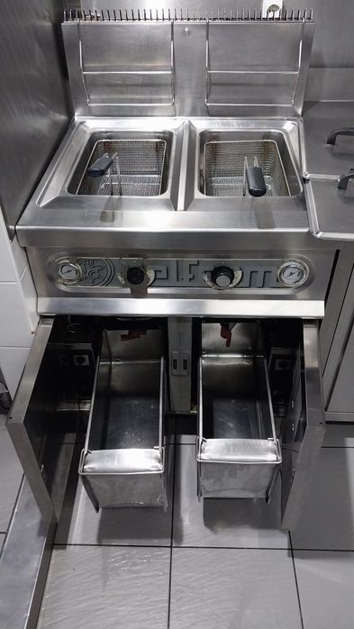 Fritadeira industrial a gás