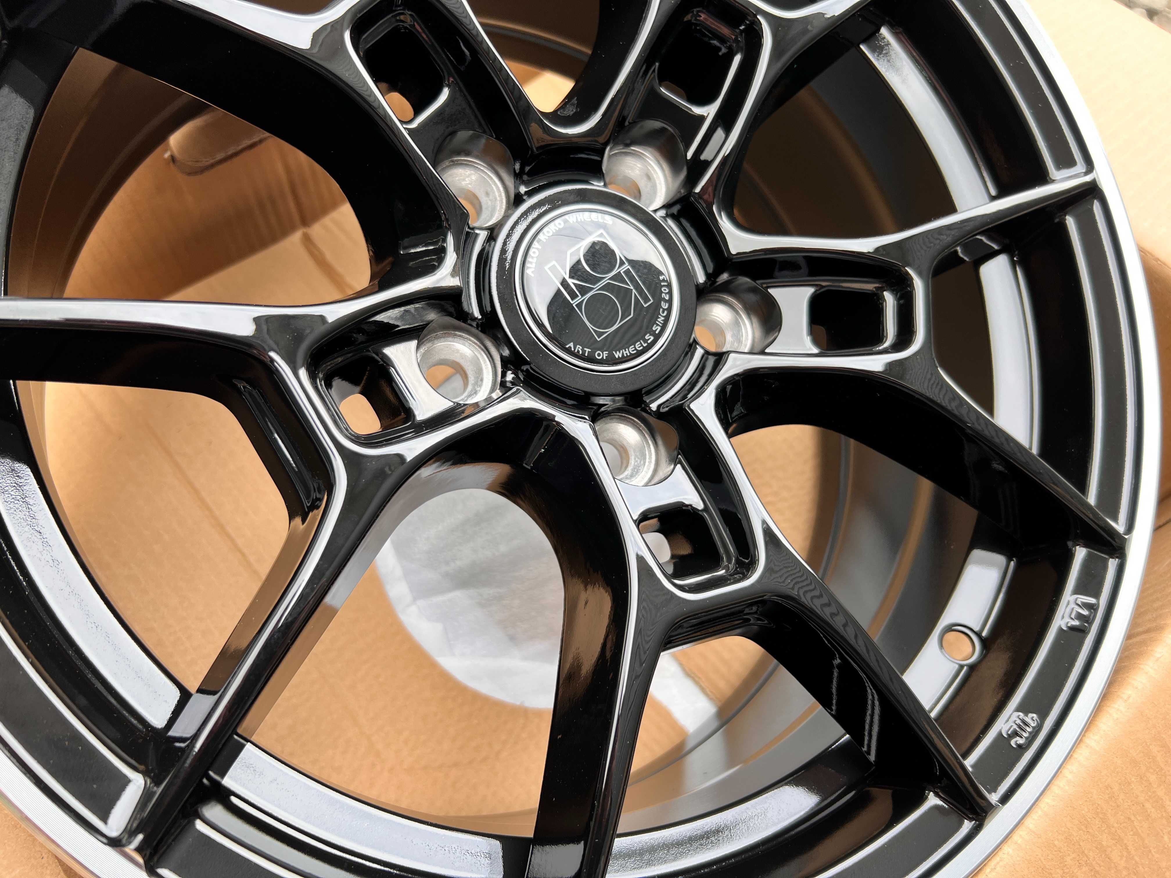 Нові диски чорні KOKO R16 5x112 VW Skoda Seat Golf Passat Touran B6 B7