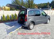 Citroën Berlingo do przewozu niepełnosprawnych inwalidzki rampa Partner PFRON