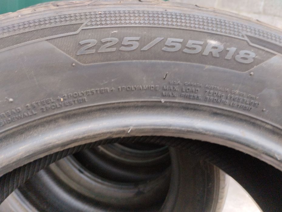 Продам чотири автошини літні Hankook 225/55 R18