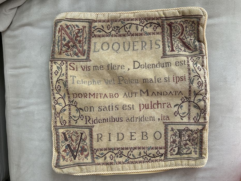 Poszewka na poduszkę, gobelinowa, 43 cm