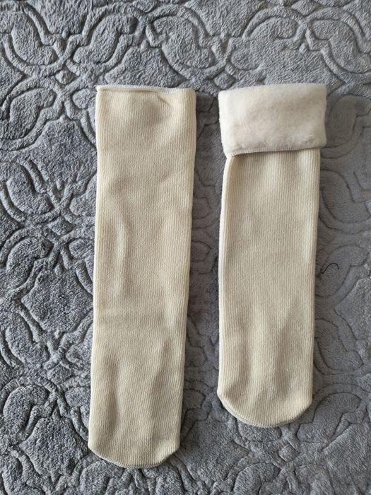 2 pary ciepłe SKARPETY GRUBE ANGORA 39-42 unisex