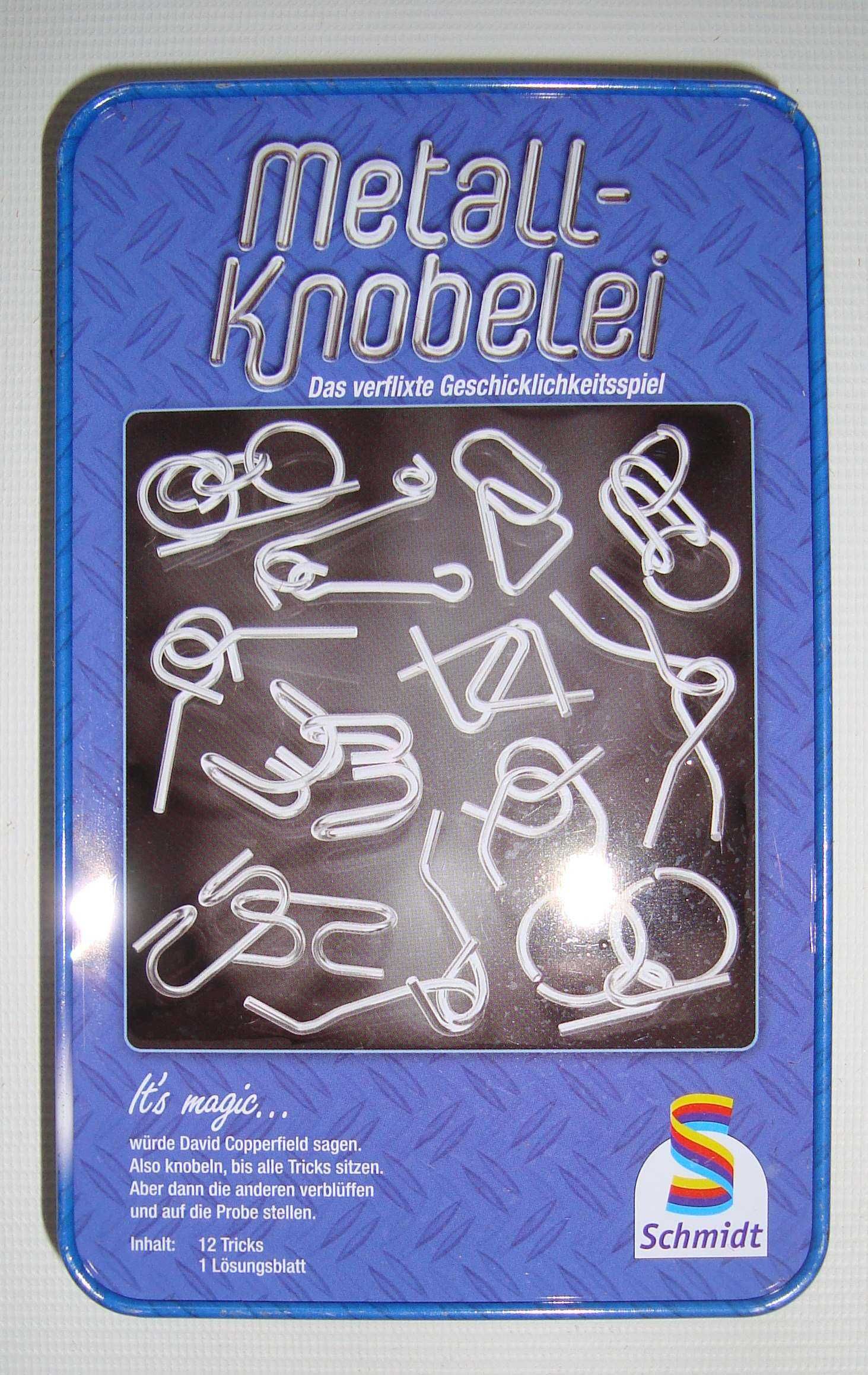 Настільна гра Metall-Knobelei  Металеві головоломки Обмен обмин обмін