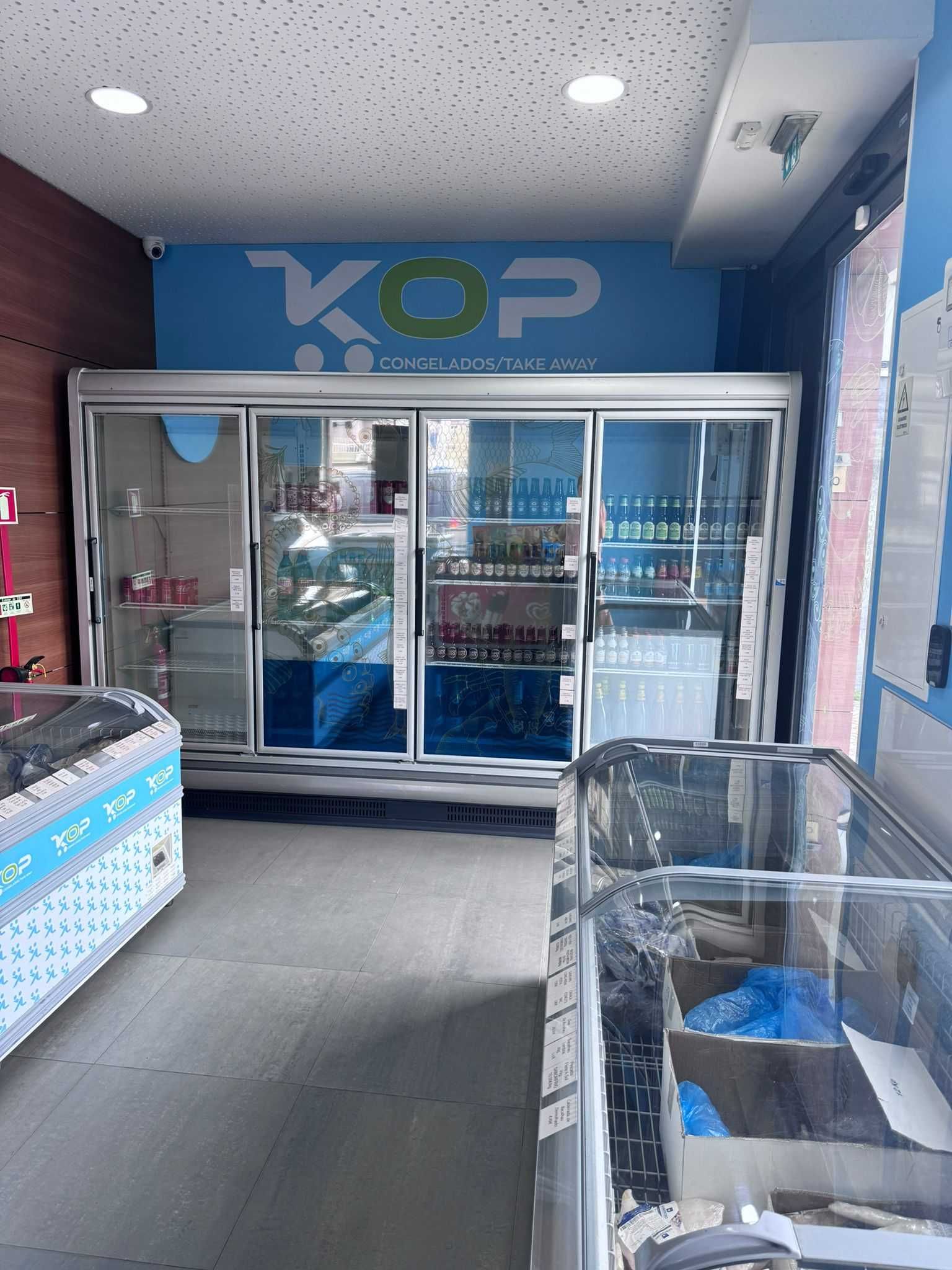 Restaurante ou loja de congelados