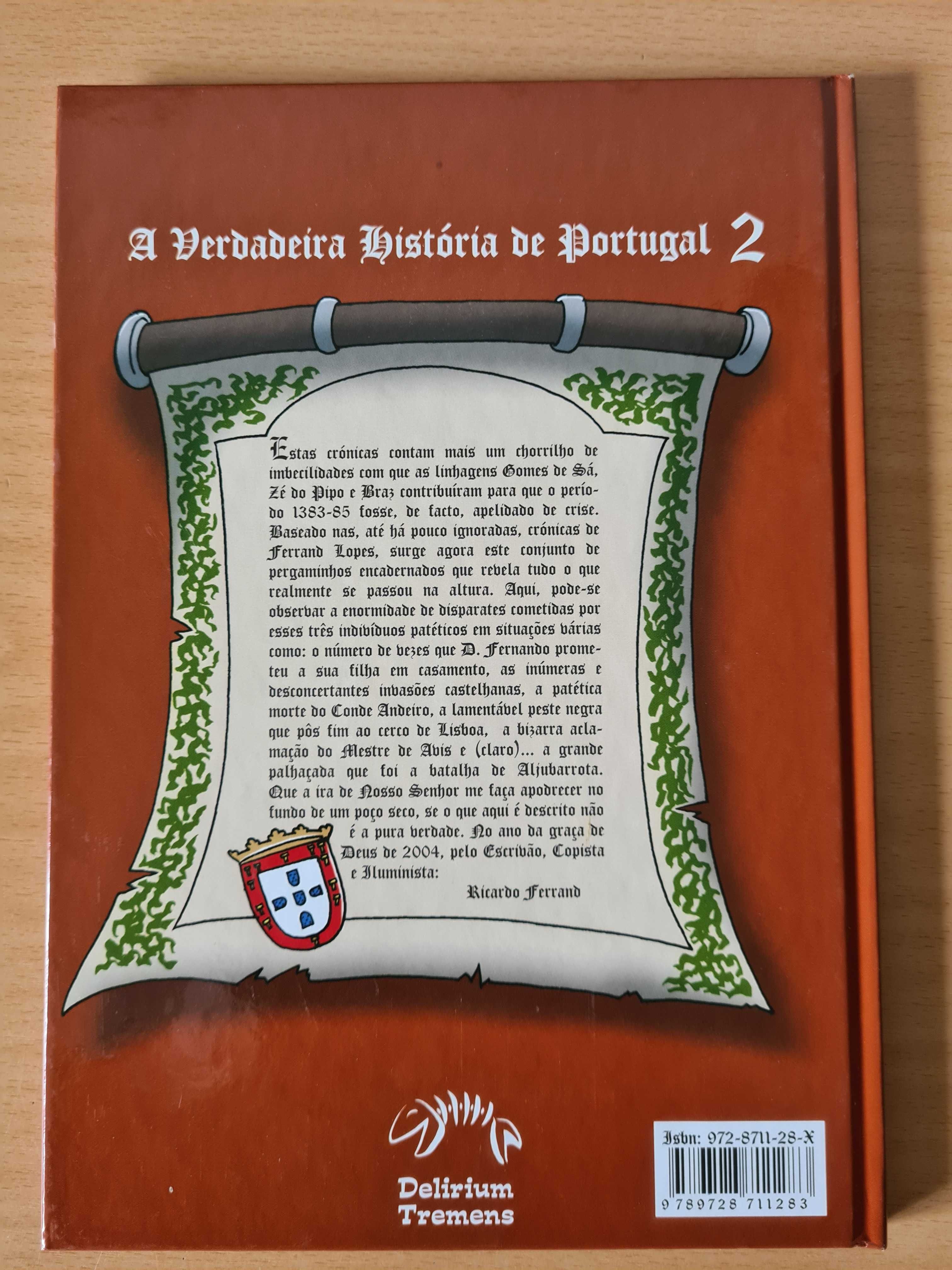 Álbum de BD "A Verdadeira História de Portugal 2", de Ferrand