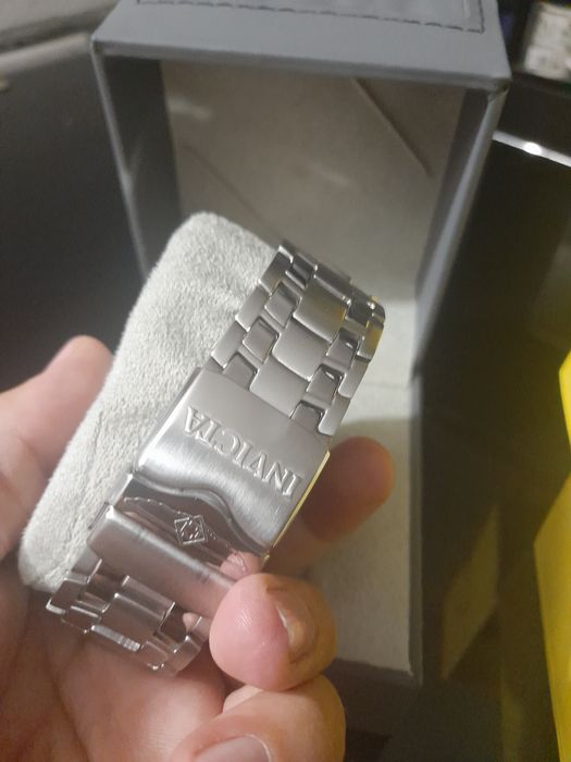 Relógio invicta original na caixa prateado
