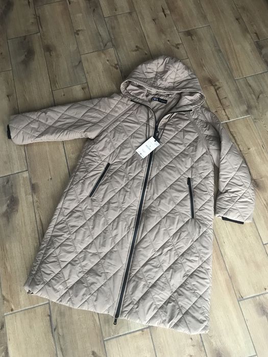 Пальто плащ подовжена куртка Zara