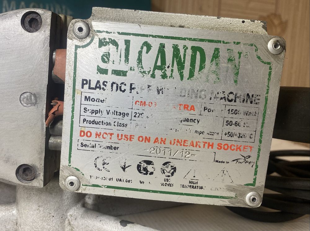 Паяльник для пластикових труб → Candan CM-03 EXTRA на 1500 Вт.