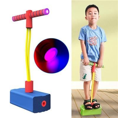 Skoczek Pogo dla dzieci piankowy niebieski