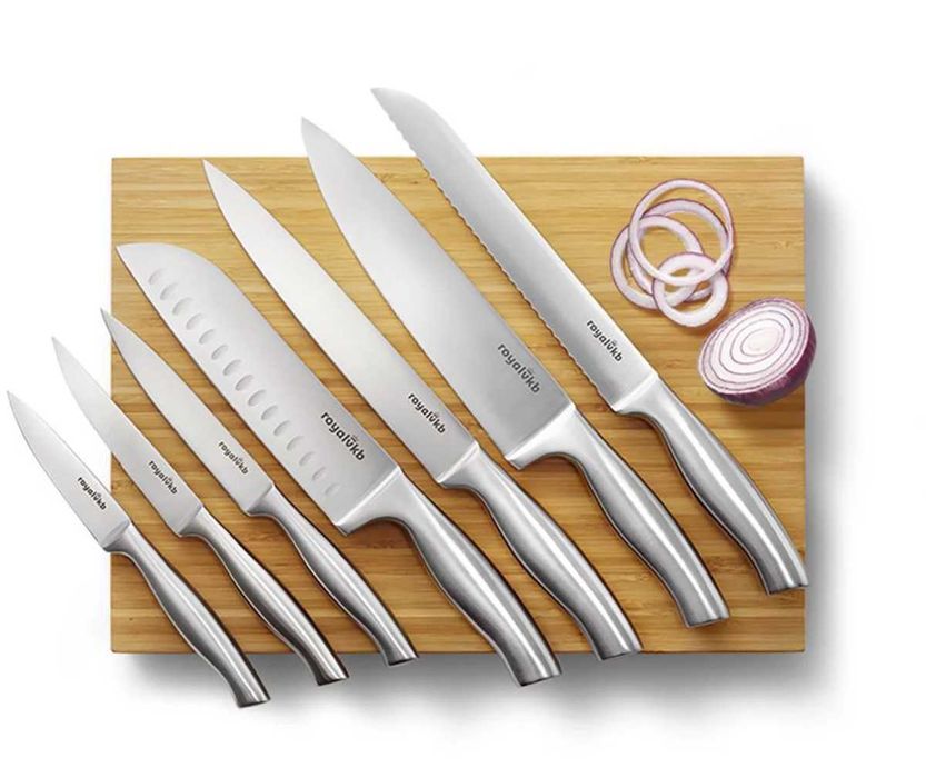 Kompletny zestaw noży ROYAL VKB 8szt (w tym 2szt do steków) noże nóż