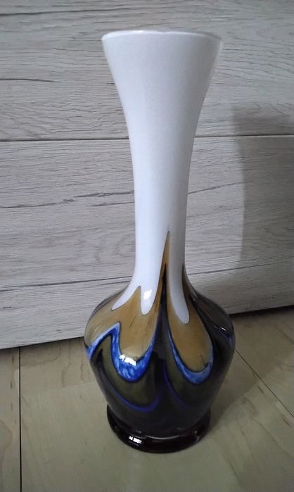 Vintage wazon  Opaline Florence Carlo Moretti
