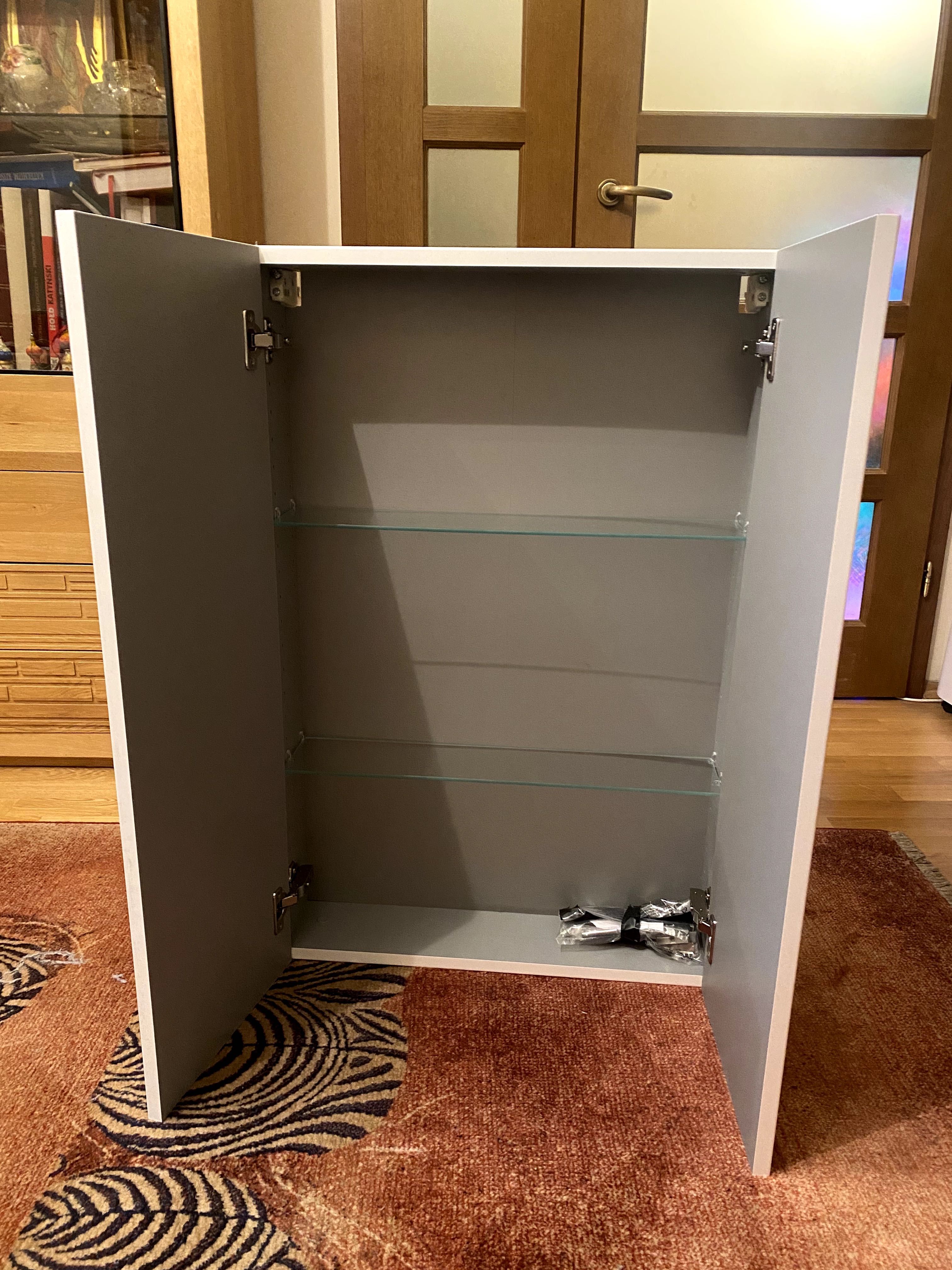 Szafka wisząca GoodHome Imandra 60 x 90 x 15 cm biała